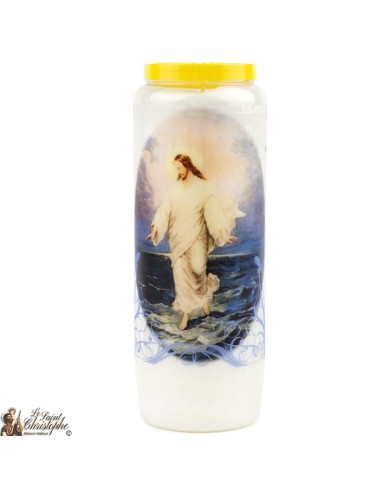 Bougie Neuvaine de Saint Michel prière Français - Modèle 1 