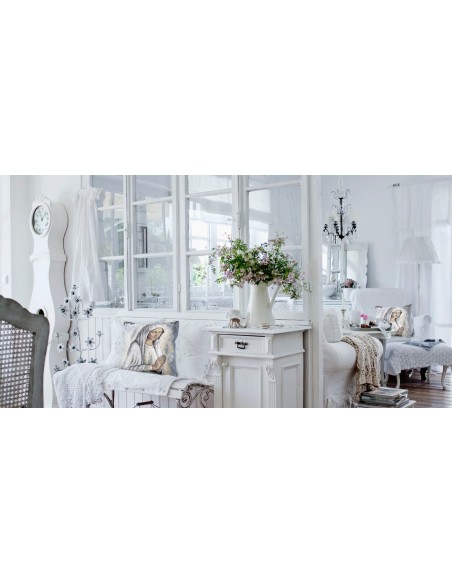 Coussin avec la Vierge Marie de Banneux ND