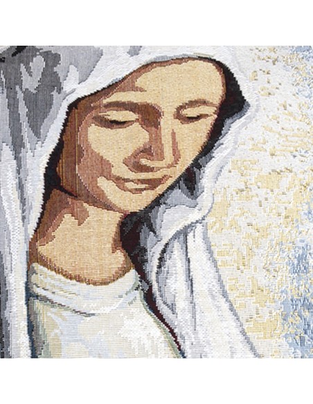 Coussin avec la Vierge Marie de Banneux ND