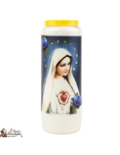 Bougie Neuvaine de Saint Michel prière Français - Modèle 1 