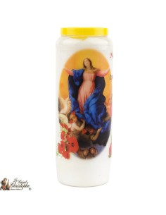 Bougie Neuvaine de Saint Michel prière Français - Modèle 1 