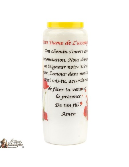 Bougies Neuvaines de Saint prière Français