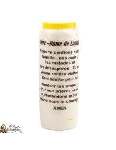 Bougie Neuvaine de Saint Michel prière Français - Modèle 1  2