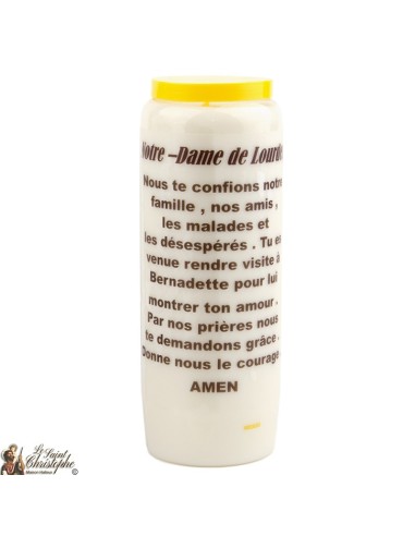 Bougie Neuvaine de Saint Michel prière Français - Modèle 1 