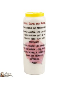 Bougie Neuvaine de Saint Michel prière Français - Modèle 1  2