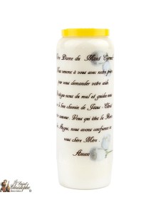 Bougies Neuvaines à la Vierge du Mont Carmel - prière Français 2