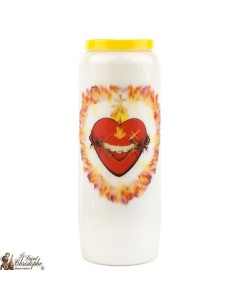 Bougie Neuvaine de Saint Michel prière Français - Modèle 1  2