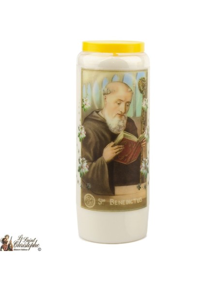 Bougies Neuvaines - Blanches à Saint Benoît - (Français)