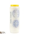 Candles Novena - White - "Saint Benedict" (French)
