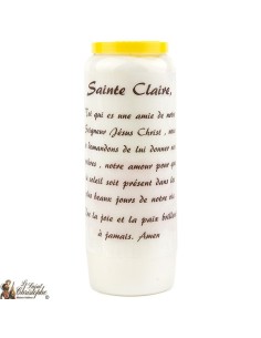 Bougie Neuvaine de Saint Michel prière Français - Modèle 1  2