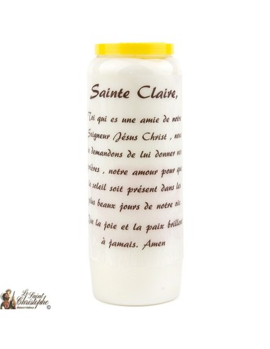 Bougies Neuvaines de Saint prière Français