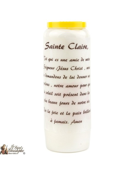 Bougies Neuvaines de Saint prière Français