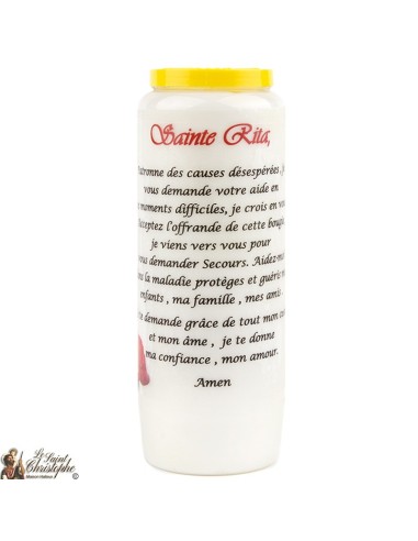 Bougies Neuvaines de Saint prière Français