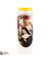 Bougies Neuvaines à Sainte Rita - prière français