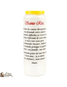 Bougie Neuvaine de Saint Michel prière Français - Modèle 1  2