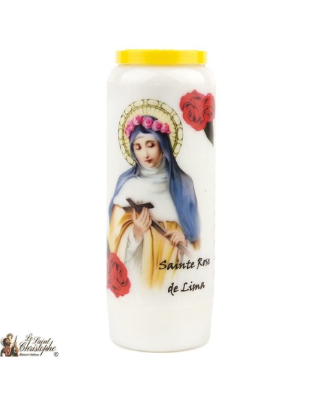 Bougie Neuvaine de Saint Michel prière Français - Modèle 1 