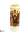 Bougie Neuvaine de Saint Michel prière Français - Modèle 1 