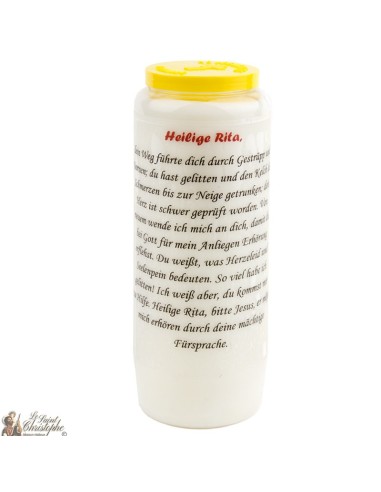 Bougie Neuvaine de Saint Michel prière Français - Modèle 1 