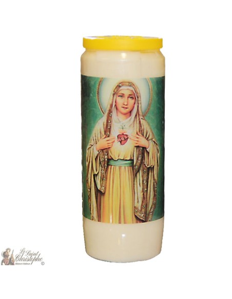 Candles Novena - White - "Sacred Heart" (French)