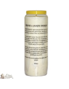 Candles Novena - White- "Saint Theresa" (French) 2