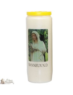 Candles Novena - White - "Virgin of Banneux" (French)