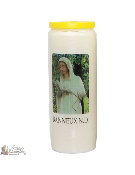 Candles Novena - White - "Virgin of Banneux" (French)