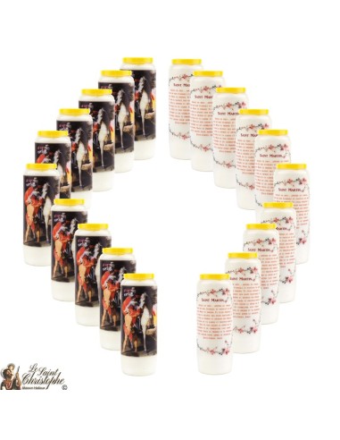 Bougies Neuvaines - Blanches à Saint Martin - (Français)