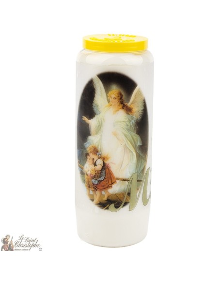 Bougies Neuvaines  Ange Gardien prière francais