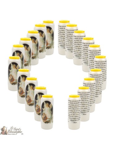 Candles Novena - White - "Padre Pio"