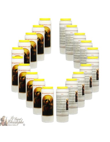 Candles Novena - White - "Mary who unties knots" (French)