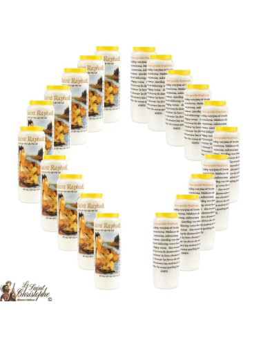 Bougies Neuvaines à Saint Raphael - prière Français