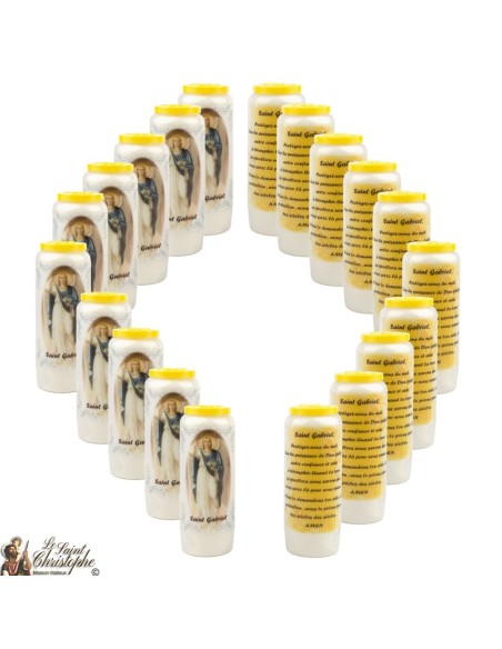 Bougies Neuvaines de Saint Gabriel - prière Français