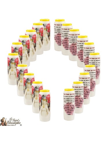 Bougies Neuvaines à Notre-Dame des Roses - prière Français