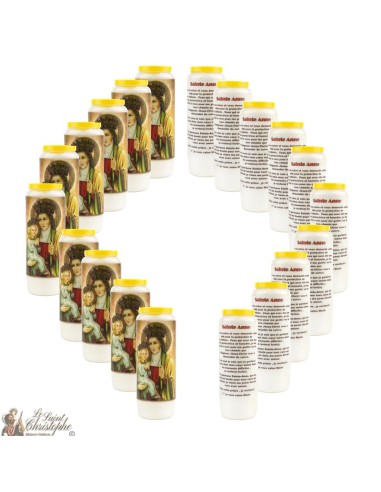 Bougies Neuvaines à Sainte Anne prière Français 