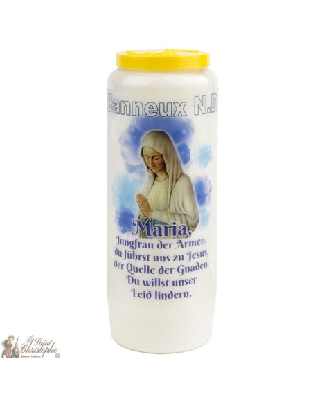 Bougie Neuvaine de Saint Michel prière Français - Modèle 1 