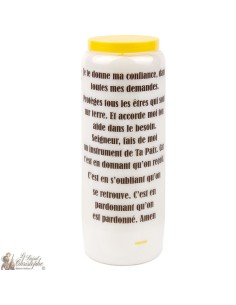 Candles Novena - White - "Archangel Saint Michael" (French) 2