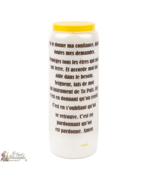 Candles Novena - White - "Archangel Saint Michael" (French)