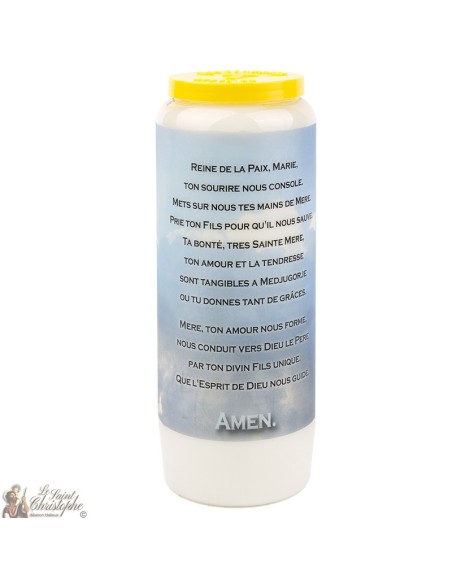 Candles Novena - White - "Archangel Saint Michael" (French)