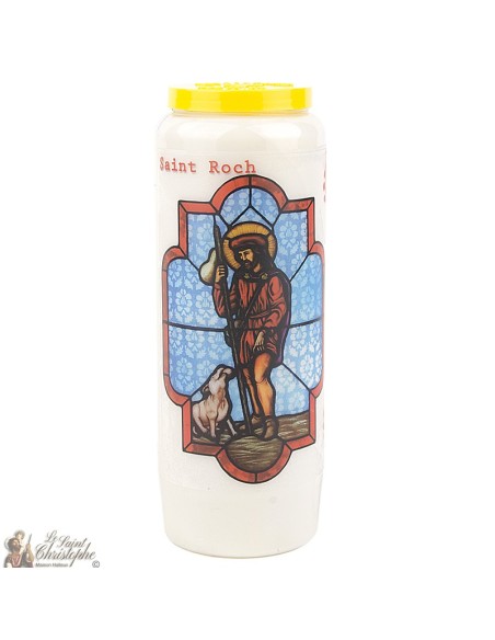 Candles Novena - White - "Saint Roch"
