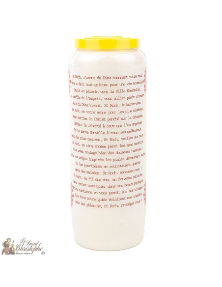 Candles Novena - White - "Saint Roch"