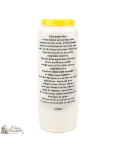 Bougies Neuvaines - Blanches au Père Damien 2