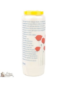 Candles Novena - White - "Our Lady of Good Counsel" (French) 2