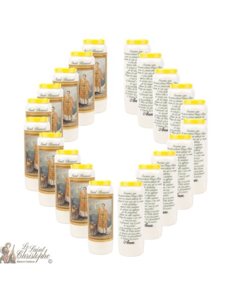 Bougies Neuvaines à Saint Bernard - Français