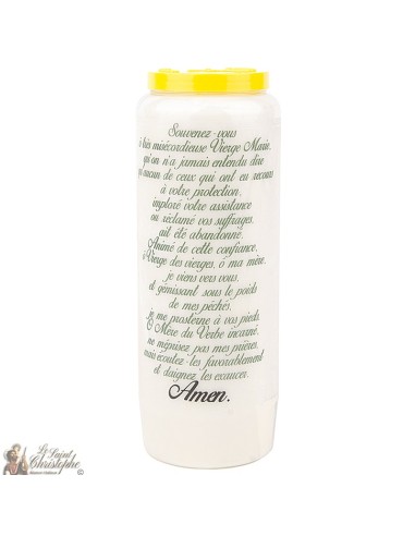 Candles Novena - White - "Saint Bernard" (French)