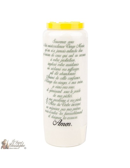 Candles Novena - White - "Saint Bernard" (French)