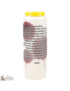 Candles Novena - White - "Our Lady of Healing" (French) 2