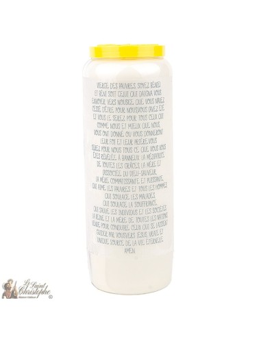 Candles Novena - White - "Virgin of Banneux" (French)