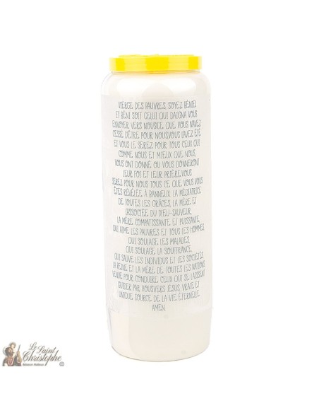 Candles Novena - White - "Virgin of Banneux" (French)