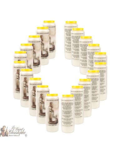 Candles Novena - White - "Our Lady of Deliverance" (French)