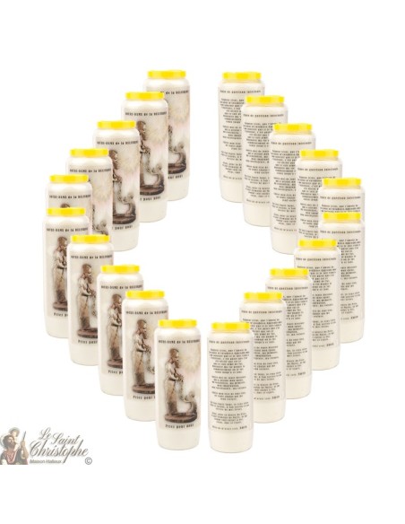 Candles Novena - White - "Our Lady of Deliverance" (French)